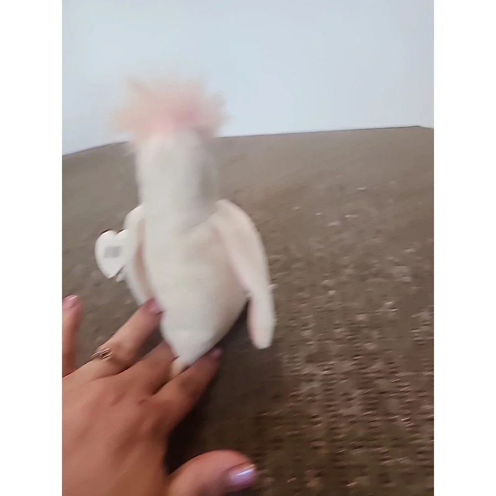 Ty Beanie Babies Kuku Cockatoo Bird #628 Retired